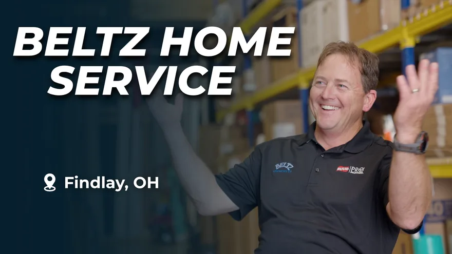 Beltz Home Service Company testimonial video cover — Findlay, Ohio